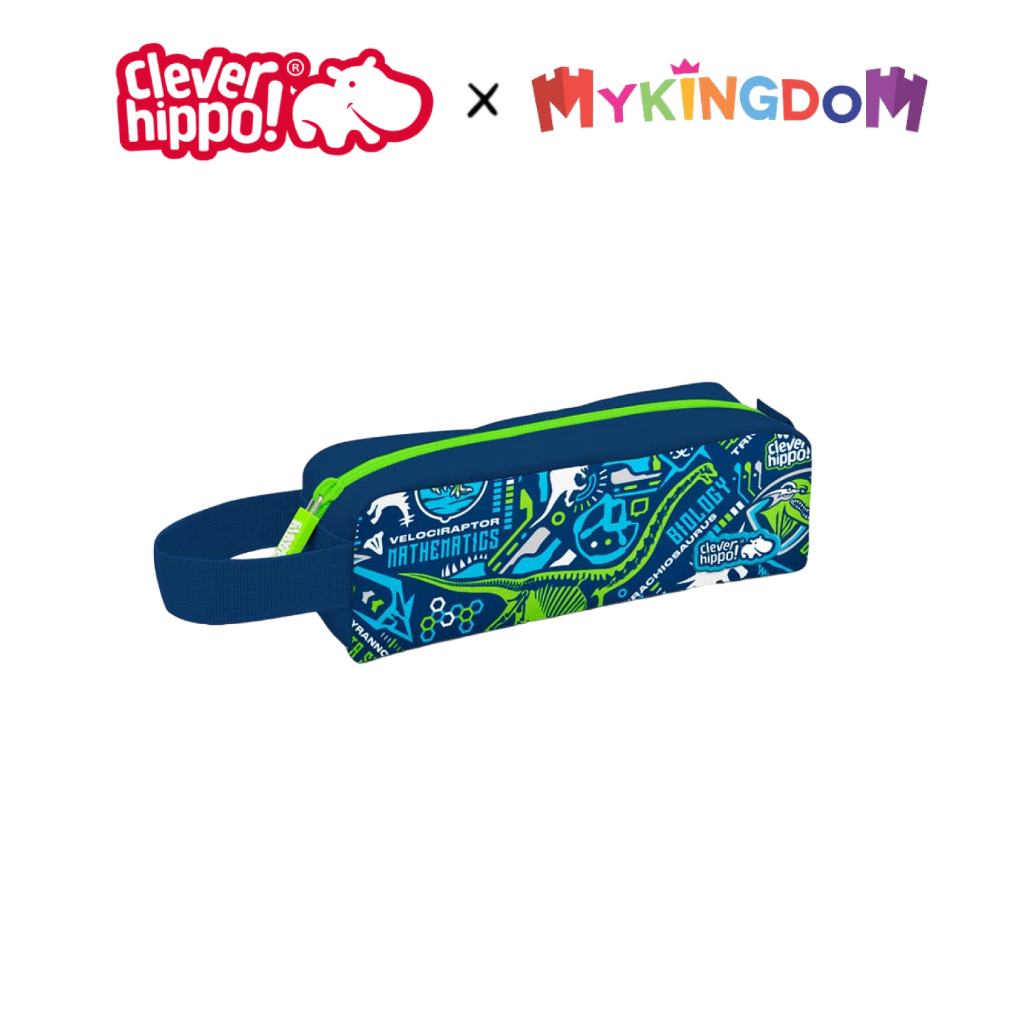 Bóp viết classic mech-rex dino clever hippo hd0120/blue