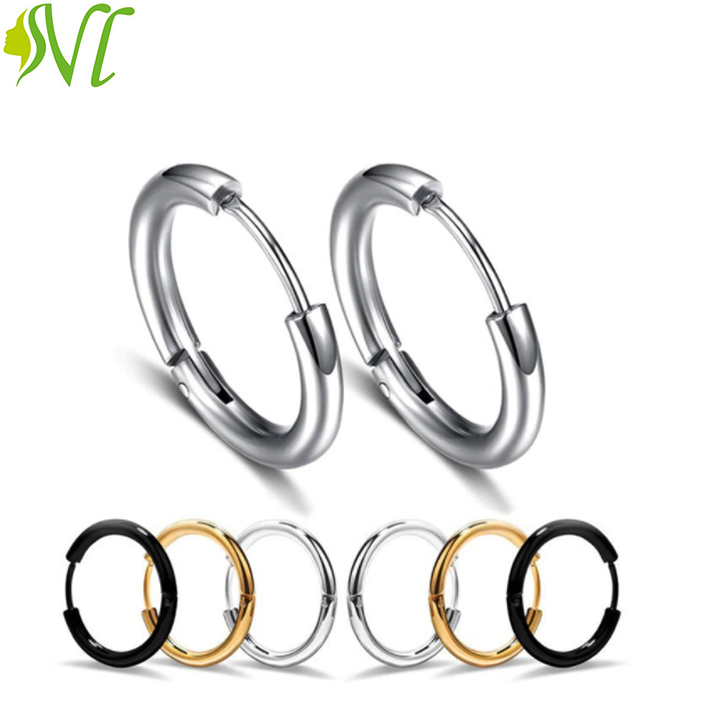 Bông tai inox phong cách teen - Người Đẹp Vì Lụa
