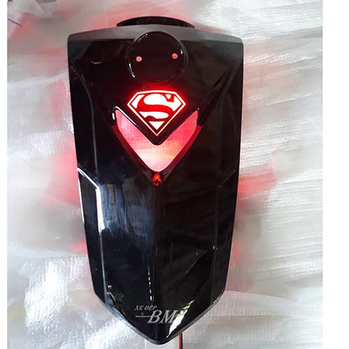 mặt nạ xe sirius đen độ led