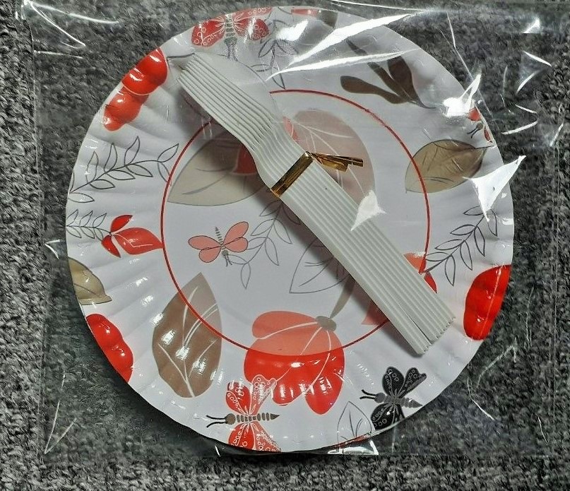 Combo dĩa giấy 16cm