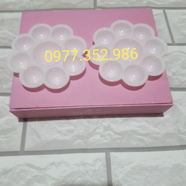 Khay nhựa hoa đựng đá phụ kiện trang trí móng