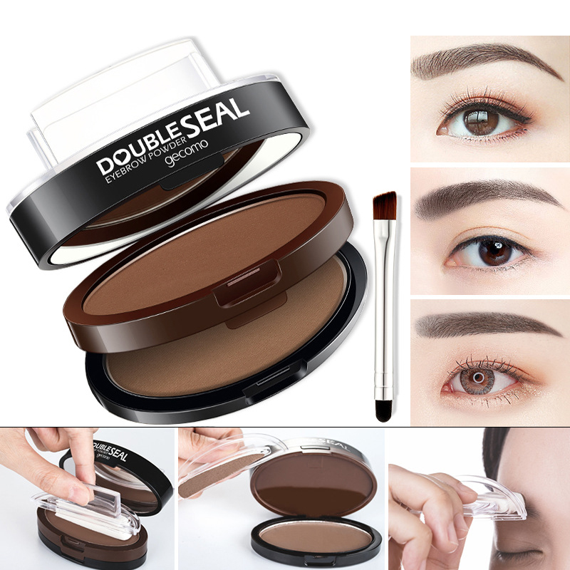 Bột in chân mày Gecomo Eyebrow Powder tiện lợi Hot Trend 2x5.5g