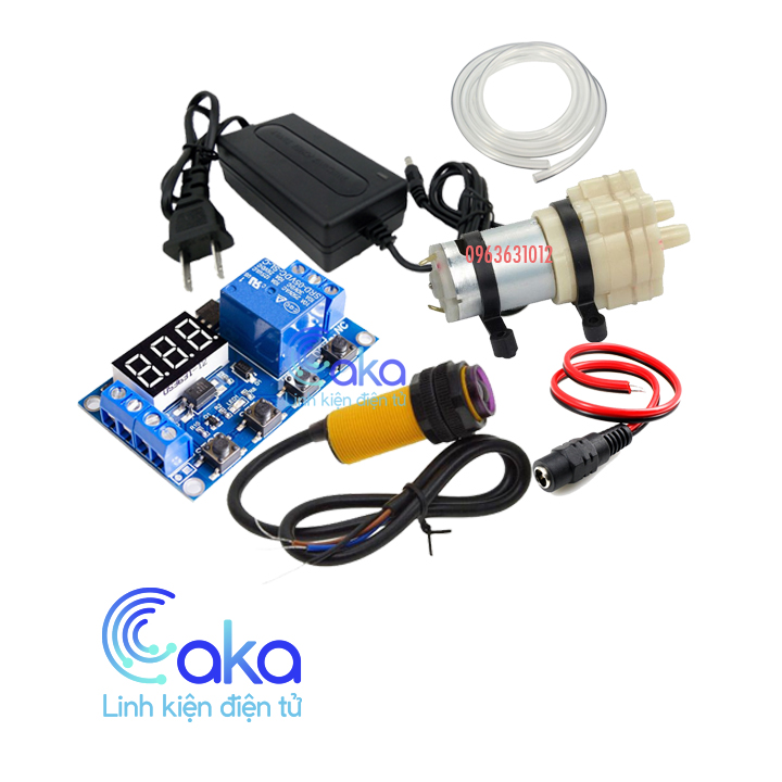Combo máy rửa tay tự động không tiếp xúc