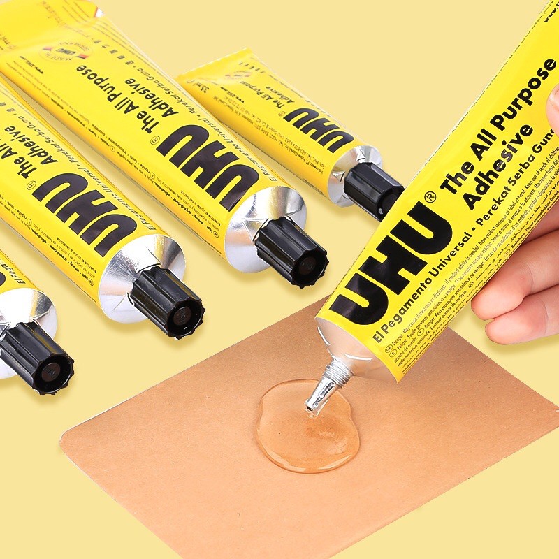 Keo uhu dán vải, dán gỗ, dán sứ, mắt thú, keo dán uhu đa năng bền, chắc - keo uhu 125ml -35ml-7ml