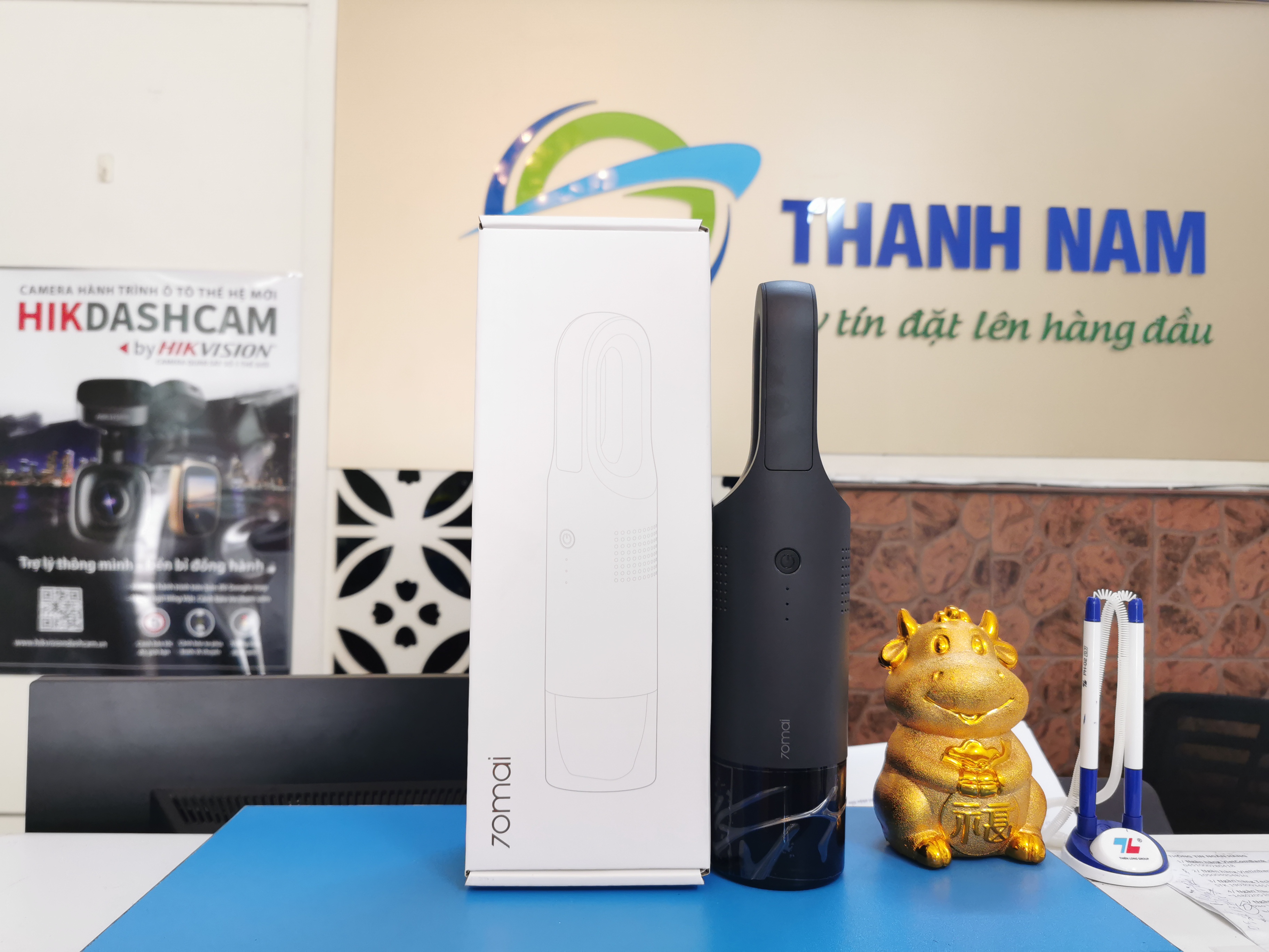 Máy hút bụi ô tô mini không dây cầm tay Xiaomi 70Mai Vacuum, tích hợp pin sạc, bảo hành 6 tháng