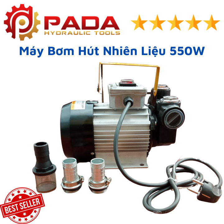 Máy bơm hút dầu nhớt, nhiên liệu đa năng công suất 550w điện 220v - động cơ lõi đồng - bảo hành 6 tháng