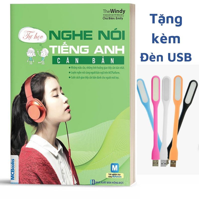 Sách - Tự Học Nghe Nói Tiếng Anh Căn Bản Dành Cho Người Mất Gốc - Học Kèm App Online