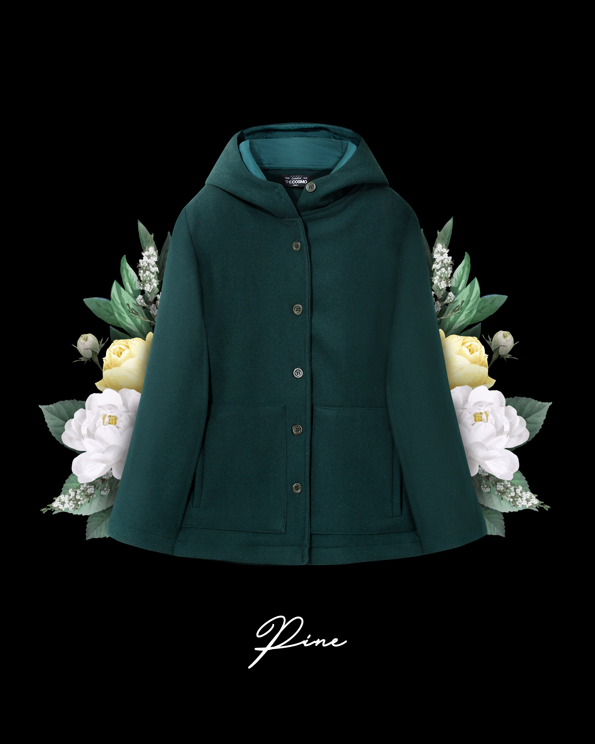 Áo Khoác Nữ The Cosmo ANGELINA PONCHO 2 Màu TC2004040