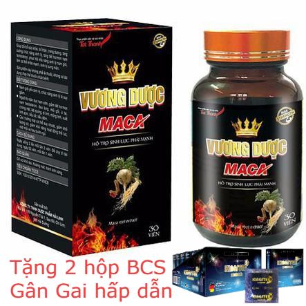 COMBO 2 Vương Dược MACA 60 viên (Tặng 2 BCS Gân Gai Mới)