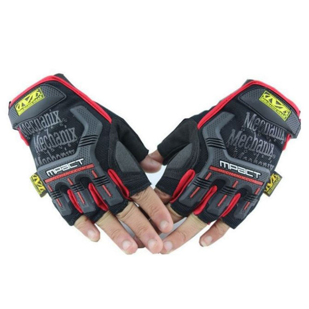 Găng tay xe máy hở ngón Mechanix Mpact (chính hãng lót da)