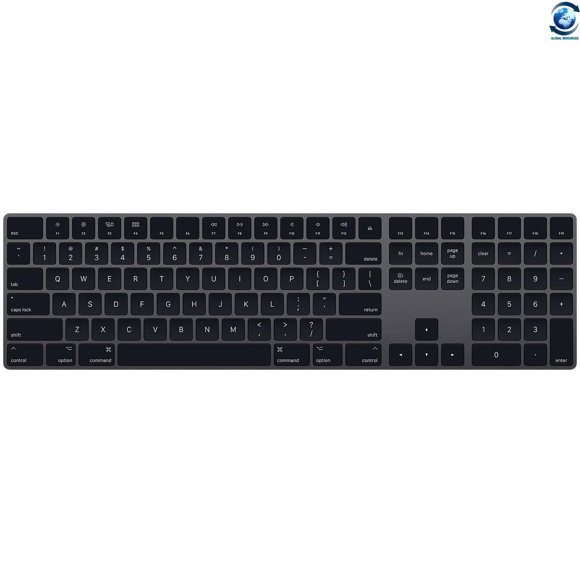 Apple Magic Keyboard với Numeric Keypad - Space Gray