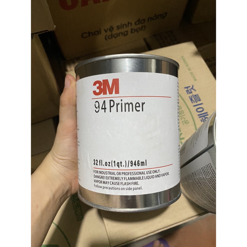 Keo trợ dính 3M 94 Primer tăng độ kết dính cho băng 2 mặt hỗ trợ dán phụ kiện xe, siêu dính - siêu chắc - keo nước màu vàng - keo mồi