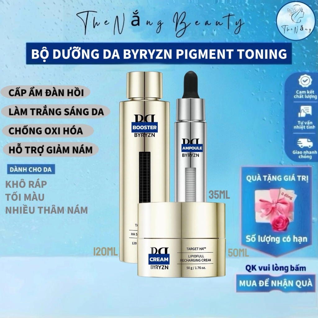 BYRYZN CB06 nước thần-tinh chất-kem dưỡng dưỡng ẩm căng bóng trắng sáng mờ thâm nám TheNang
