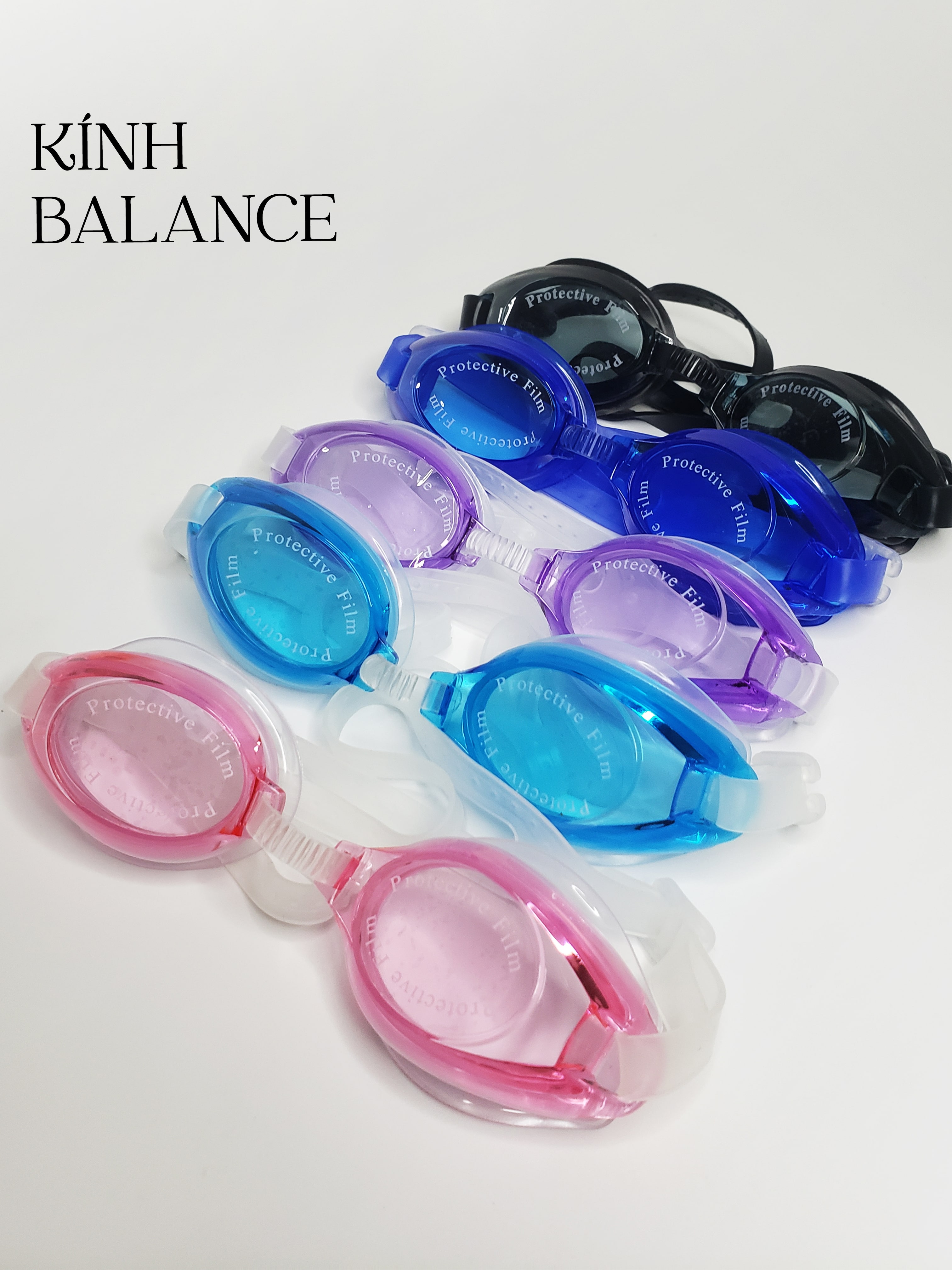 Kính bơi Balance [Tặng nút bịt tai] Chống nước vào mắt khi bơi - Shop Toàn Châu - Kính bơi học sinh