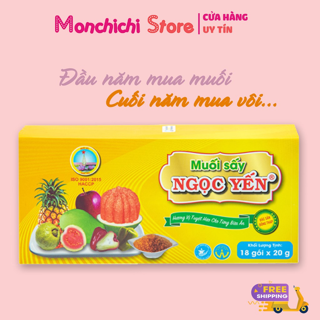 Hộp 18 gói muối ngọc yến 20g