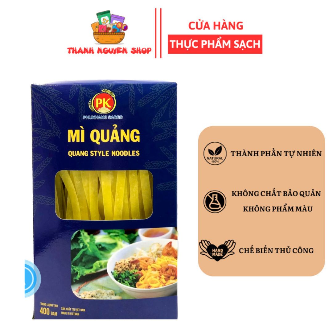 Mì quảng khô phú khang sợi mì dai, ngon , mang hương vị đặc trưng
