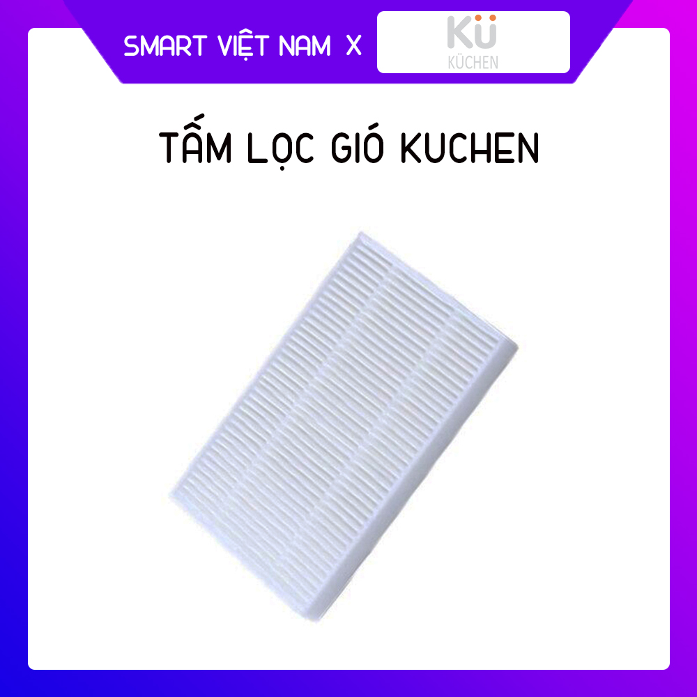 Tấm lọc hepa thay thế dành cho robot hút bụi kuchen kur 6612, kur 2709 - hàng chính hãng