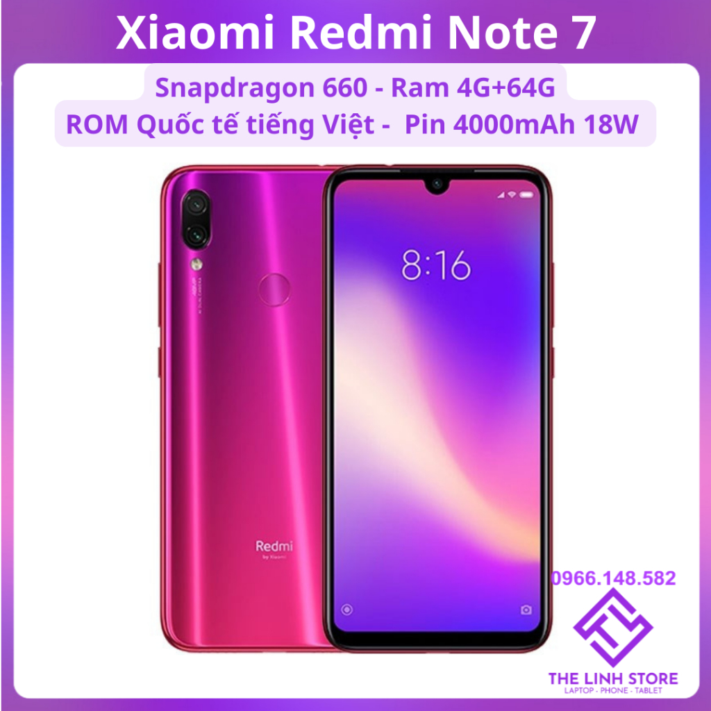 Global rom Xiaomi Redmi Note 7 smartphone-Snapdragon 660 48mp camera