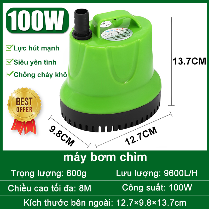 👍 Durability of 50 Years 👍 5000L/H 50W/80W Bottom Sediment Suction Pump Submersible Pump Water Pump Aquarium Water Pump Water Pump - 4