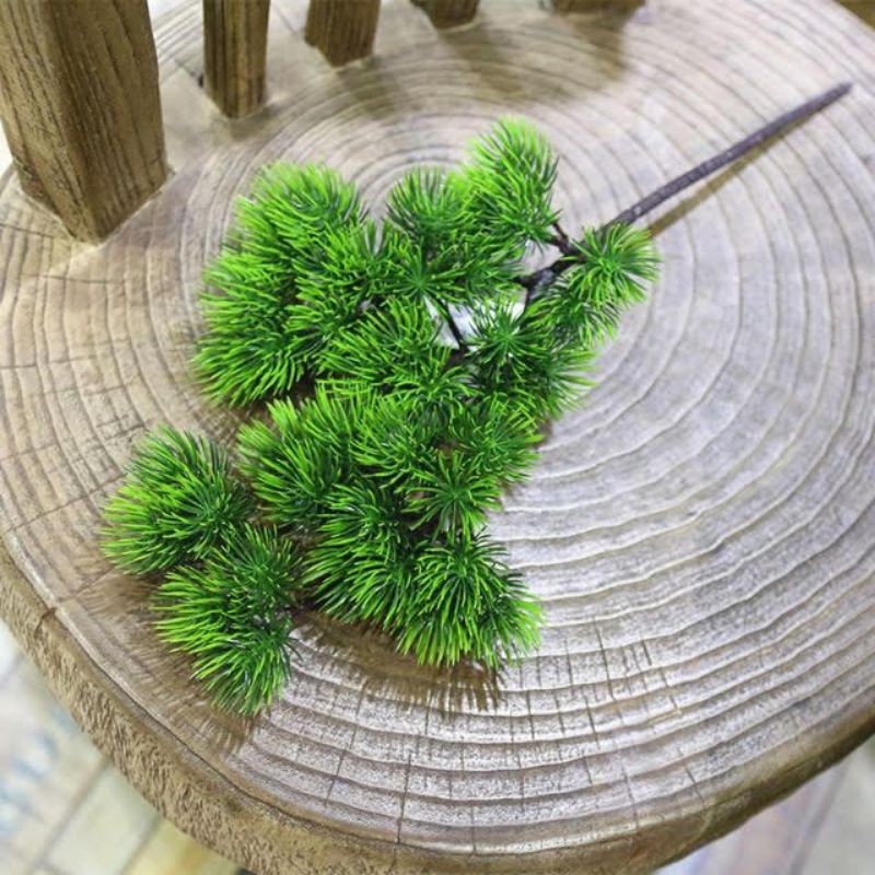 Cành Thông Nhựa - Trang trí Cây tùng giả, tiểu cảnh, bonsai