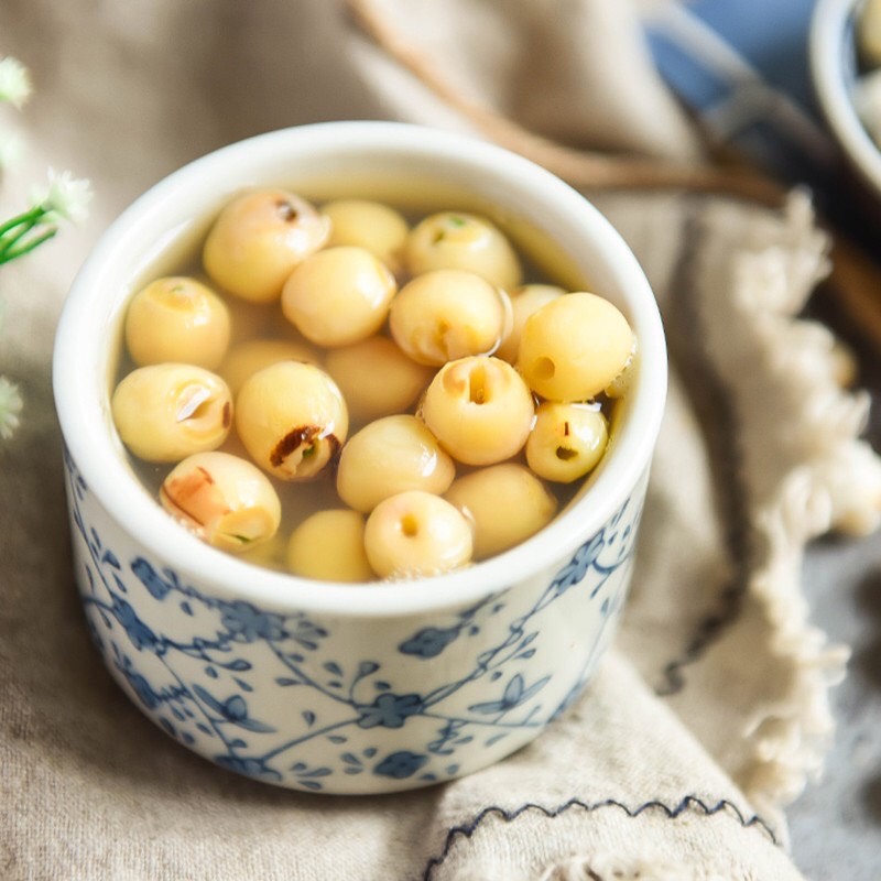 hạt sen khô Gói 100gram | nấu chè sâm bổ lượng, gà tiềm sâm