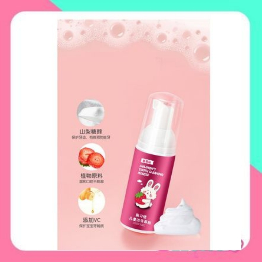 [FREE SHIP] Kem đánh răng cho bé loại kem bọt mùi thơm có 3 vị cam dâu dưa hấu dùng cùng bàn chải chữ U  JINATO KDRB
