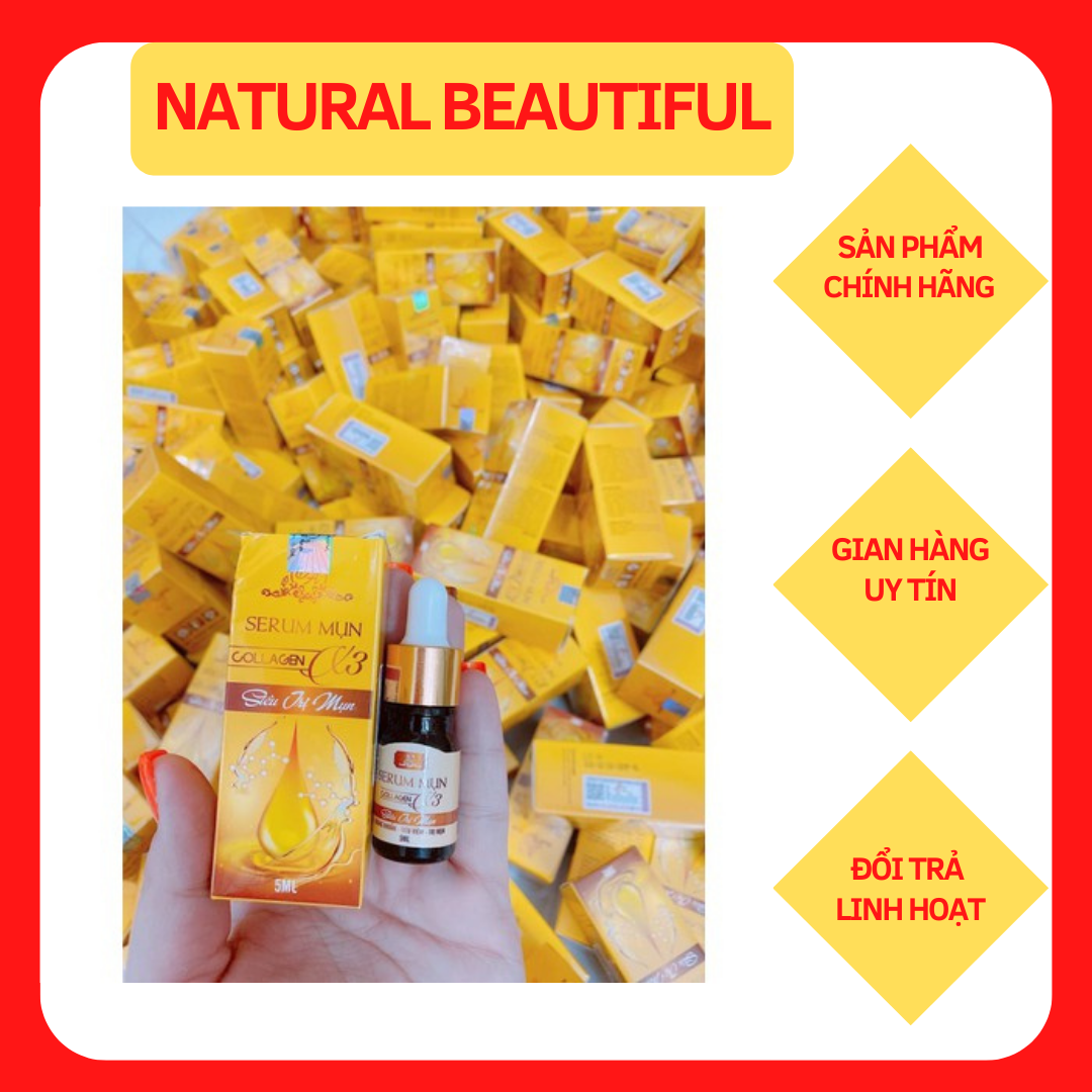 Serum siêu ngăn ngừa mụn Collagen X3 5ml