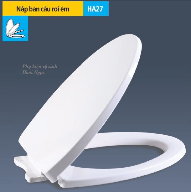 HA27 - Nắp bồn cầu rơi êm cao cấp, không tiếng ồn