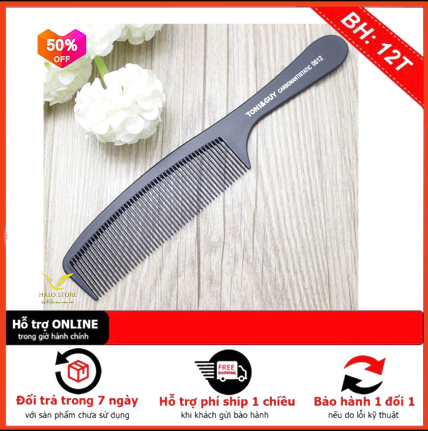Lược cắt tóc nam toni&guy cabon 0612 barber pro ưa chuộng