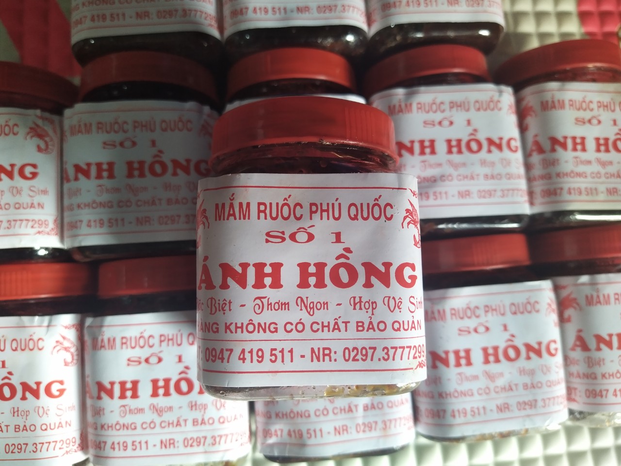 Mắm ruốc chưng sẵn đặc biệt ngon ánh hồng số 1