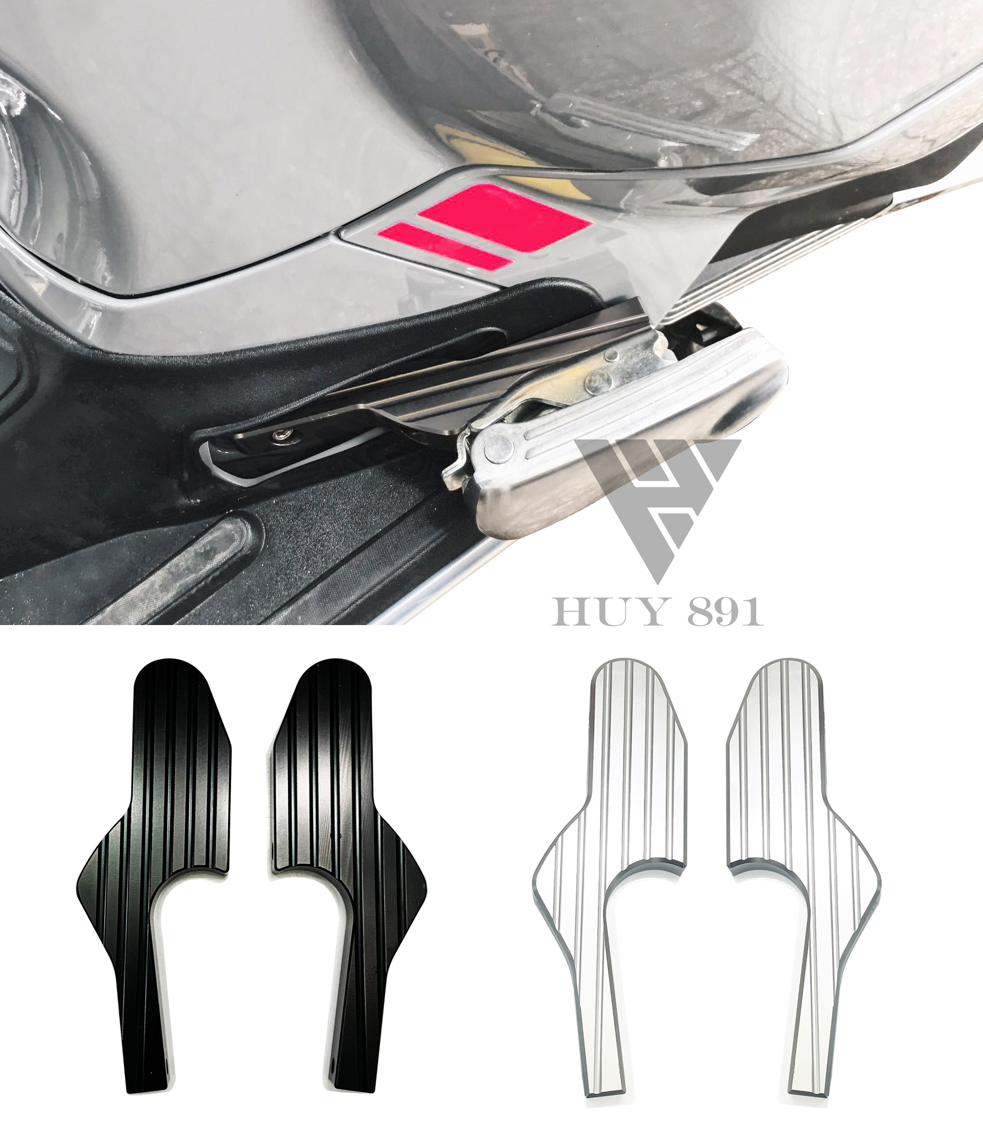 Gác chân nối vespa gts gtv