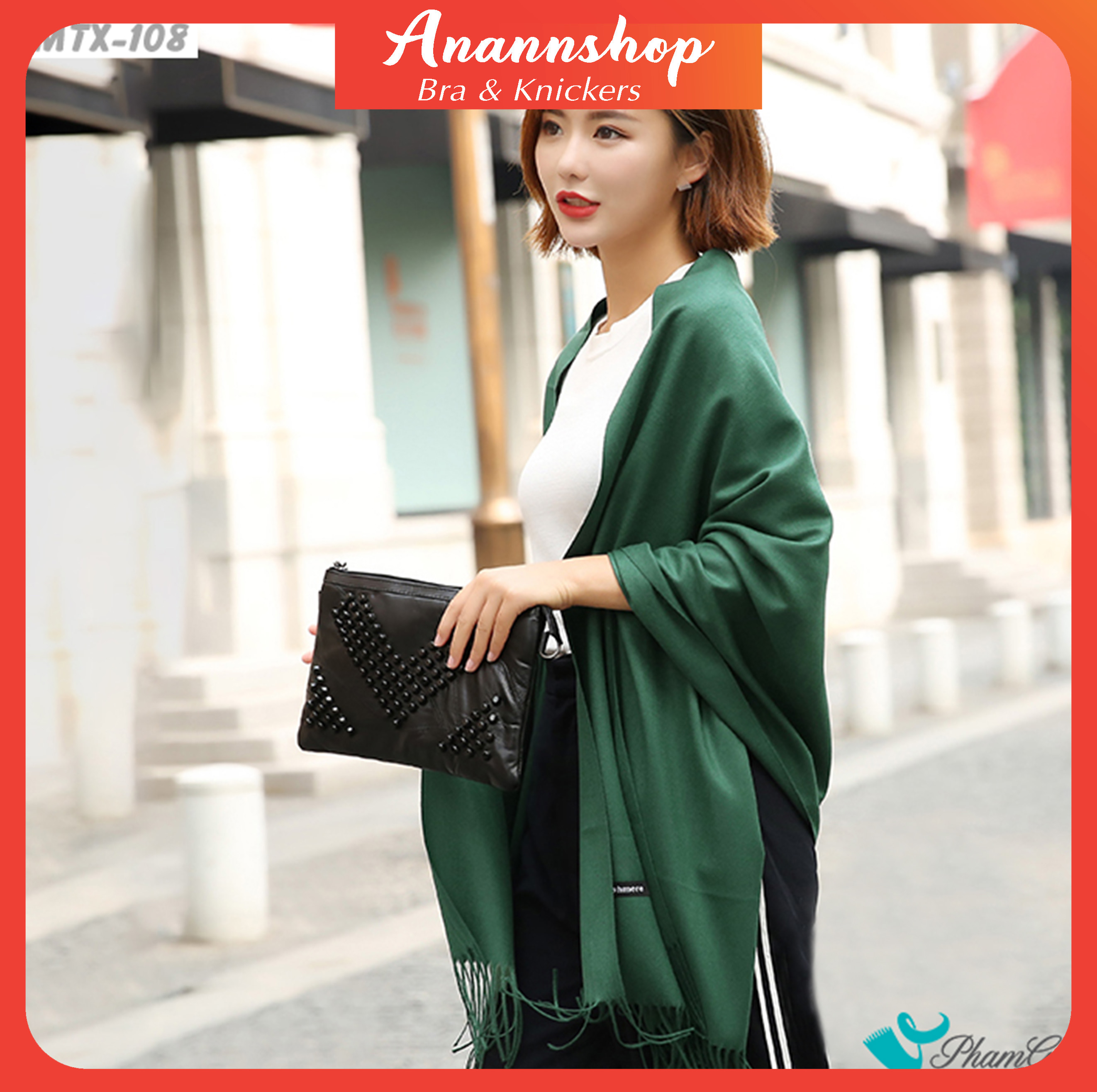 Khăng choàng cổ|khăn dạ len quàng cổ nam nữ cao cấp nhiều màu khăn cashmere