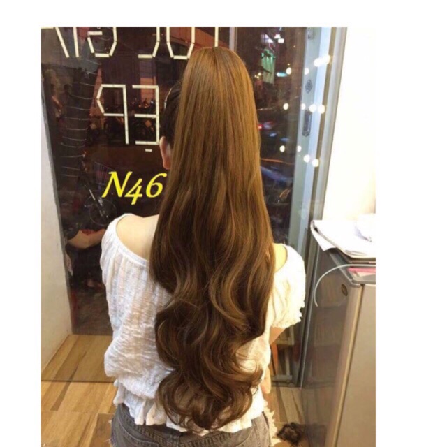 Tóc giả ngoặm dài 65 cm❤️💕-Freeship-ảnh thật