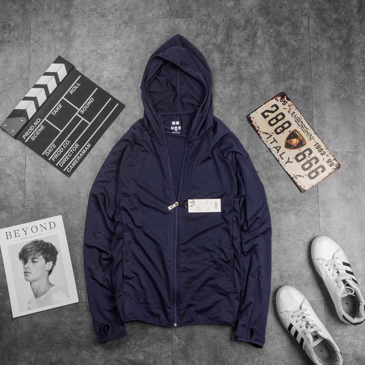 Áo Khoác Nam Áo Chống Nắng Nam thương hiệu KOJIBA cao cấp thoáng mát, Áo Khoát Nam chống tia UV gây hại ACP