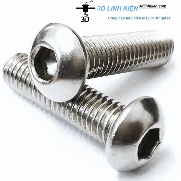 Bulong lục giác đầu dù m5 dài 8mm