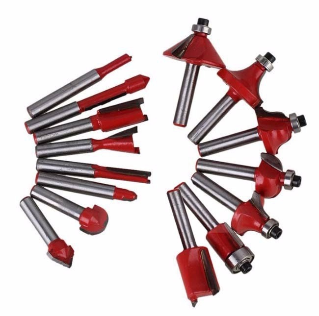 mũi soi gỗ , phay gỗ , tiện gỗ cốt 6,35mm