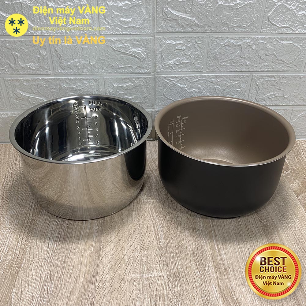 Lòng nồi thay thế cho nồi áp suất Philips 5 lít HD2103 HD2136 HD2151 và 6 lít HD2137 HD2237