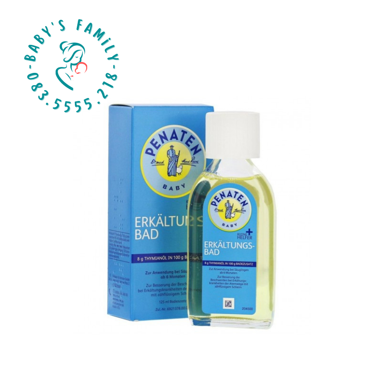 [HCM]Tinh Dầu Tắm Chống Cảm Cúm Penaten Chuẫn Đức - Chai 125Ml