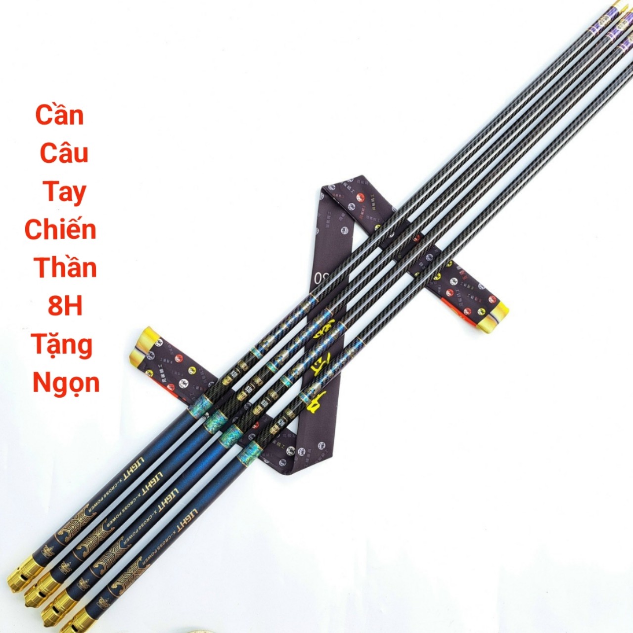 Cần Câu Tay Chiến Thần Thế Hệ 2 Chính Hãng Độ Cứng 8H Chuyên Săn Hàng Cao Cấp Tặng Ngọn Phụ