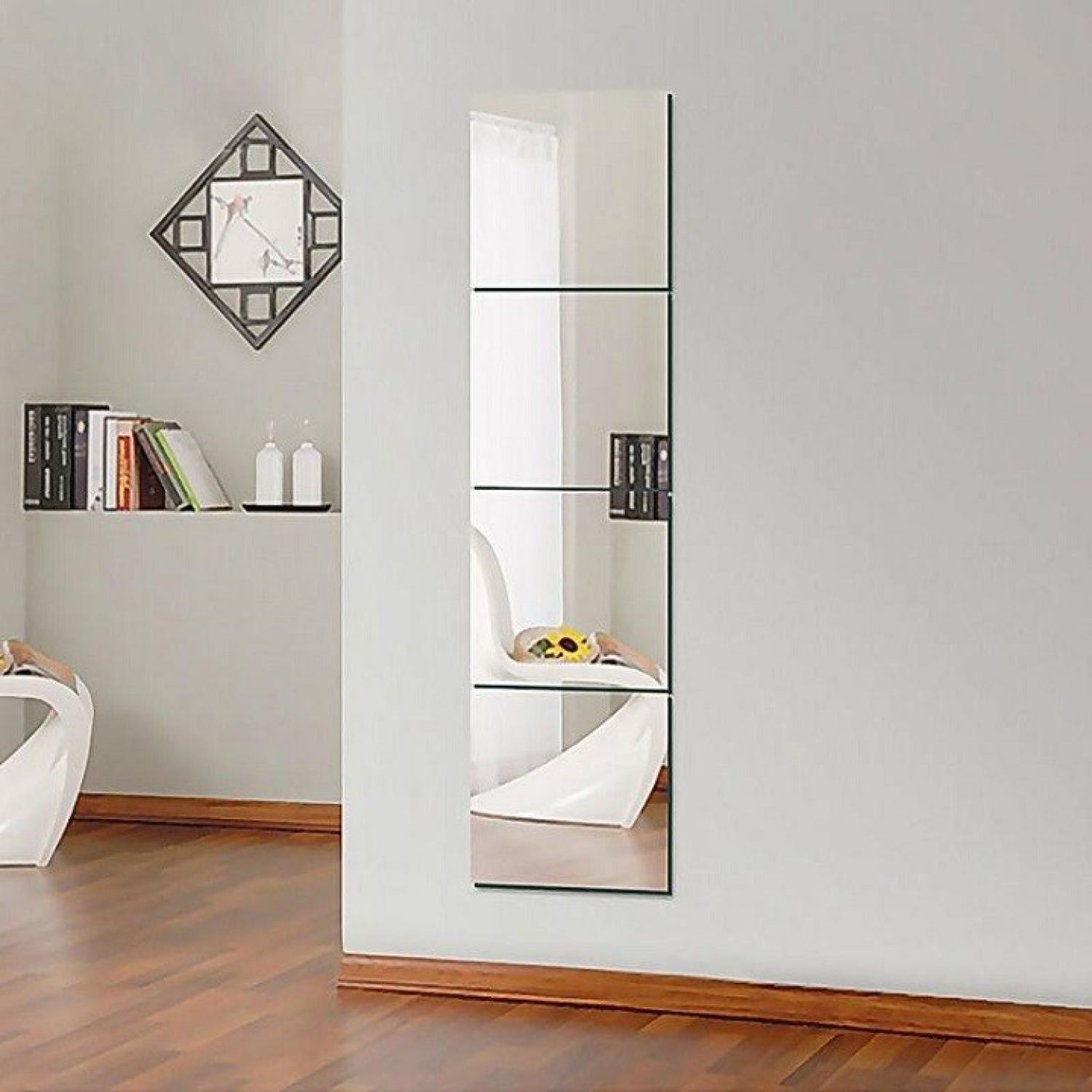 Gương dán tường 30x30cm trang trí nhà cửa