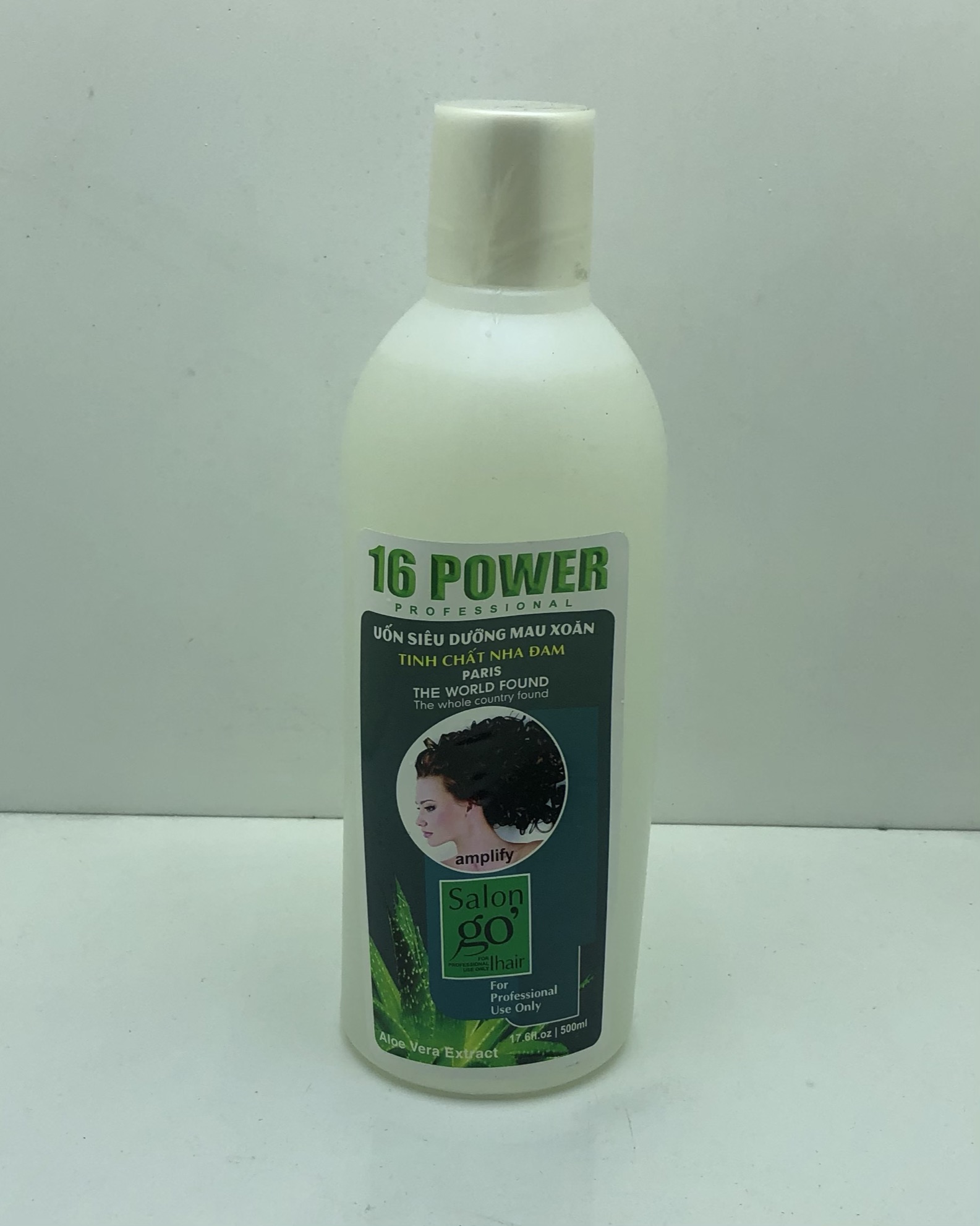 Dung dịch Uốn Tóc làm cho tóc xoăn không cần nhiệt siêu dưỡng mau xoăn nha đam 16 POWER(500 ml)