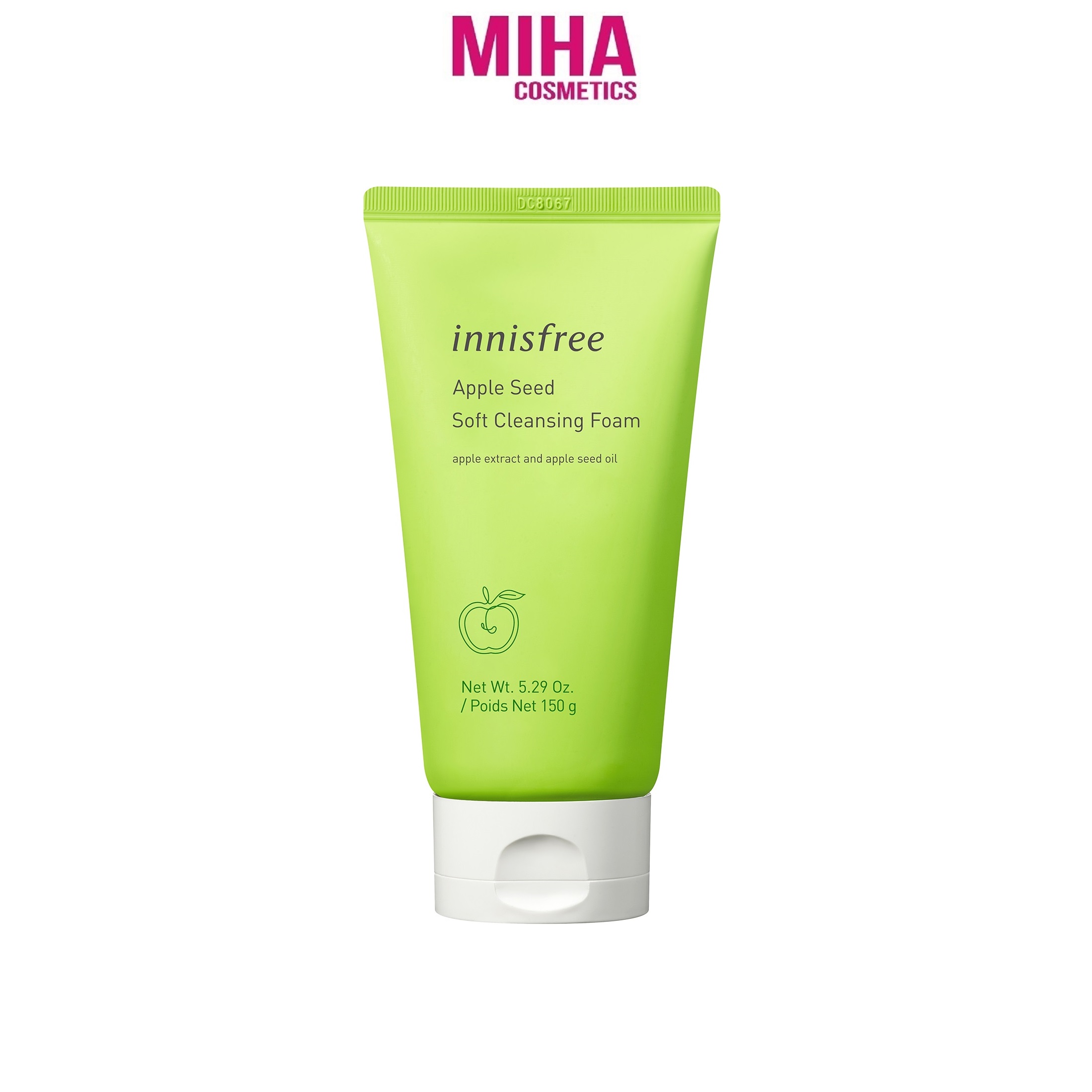 Sửa Rửa Mặt Làm Sạch Sâu Innisfree Apple Seed Deep Cleansing Foam 150ml Hàn Quốc
