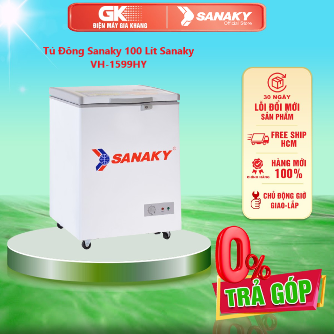 Tủ Đông Sanaky 100 Lít Sanaky VH-1599HY - GIAO TOÀN QUỐC - FREESHIP HCM