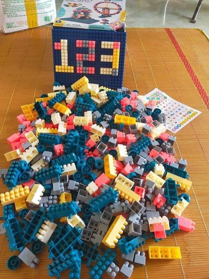Bộ Lego 520 Chi Tiết Ghép Hình Siêu Trí Tuệ Sáng Tạo Cho Bé Nhựa ABS,đồ chơi cho bé