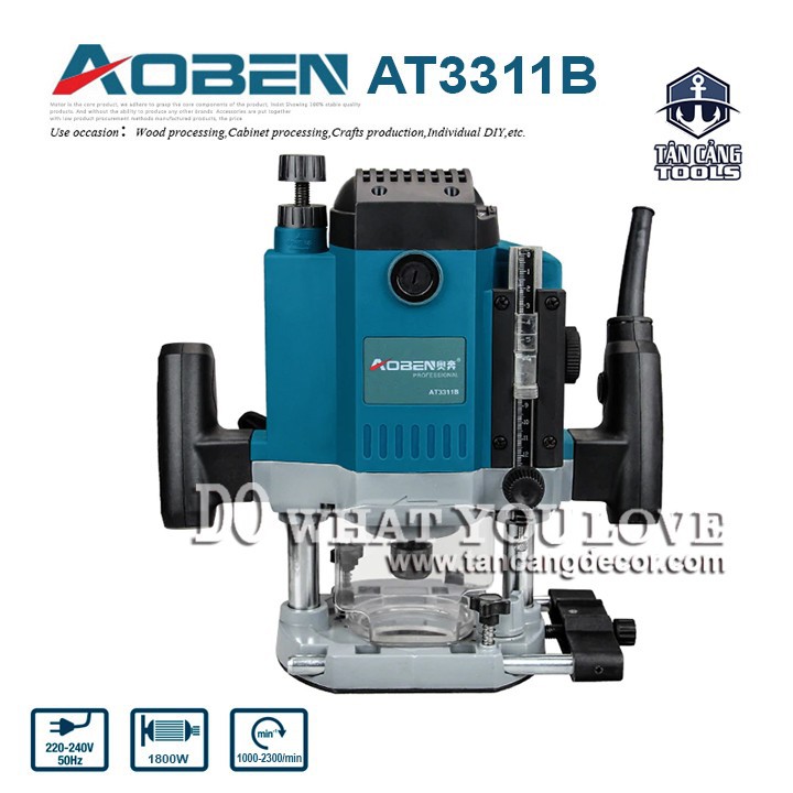 Máy phay aoben at3311b 7 cấp cốt 12.7 mm