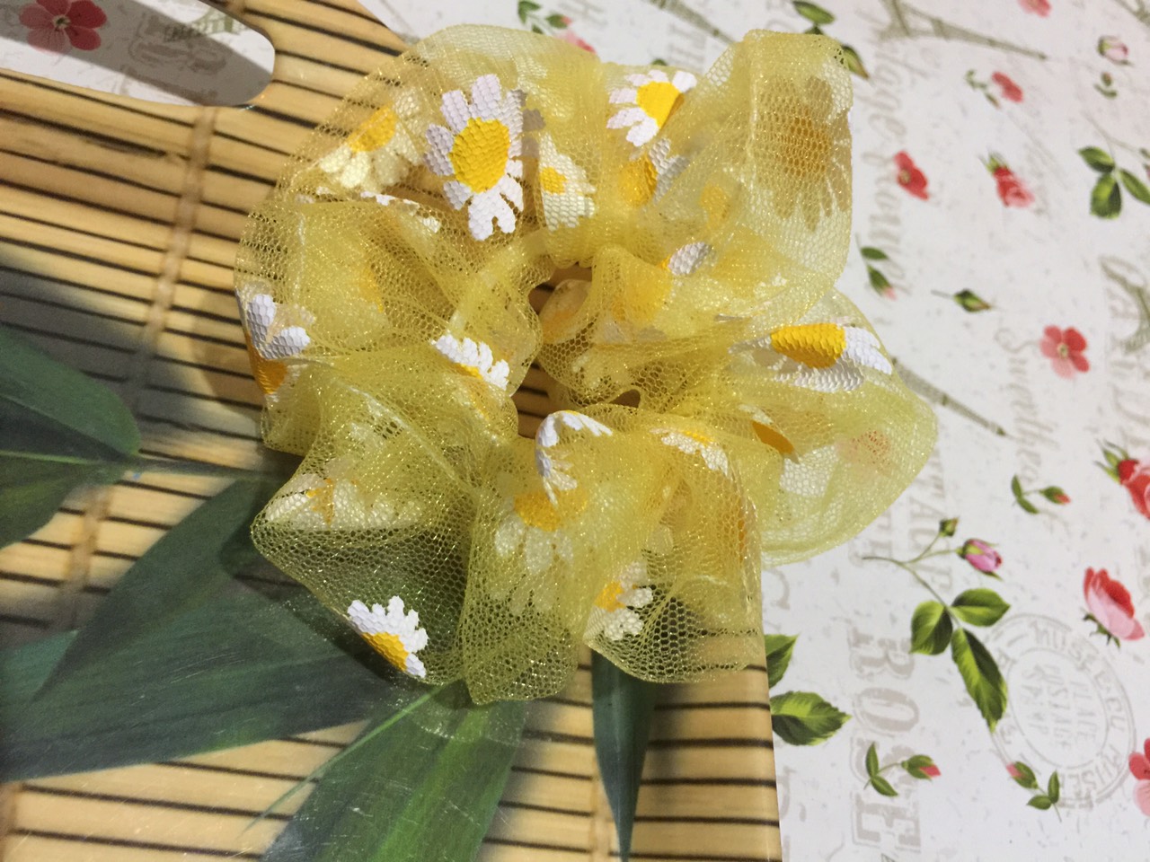Cột tóc scrunchies dây buột tóc scrunchies vải cao cấp