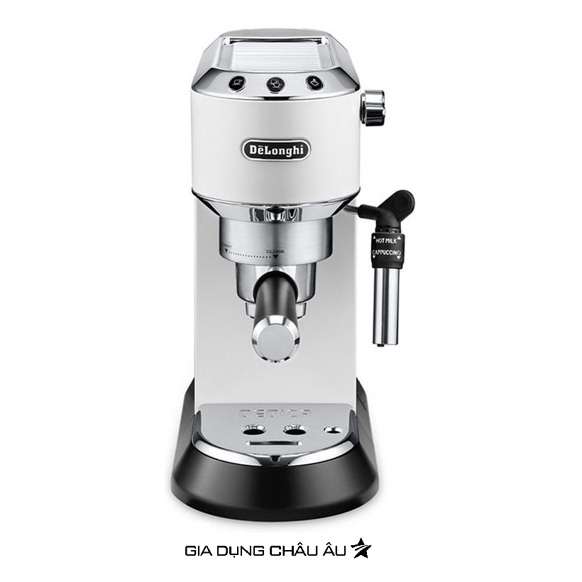 [Trả góp 0%]Máy pha cà phê Espresso Delonghi EC685.W màu trắng Hàng chính hãng mới nguyên hộp 100% - Bảo hành chính hãng 12 tháng - Máy pha cafe Espresso Cappuccino Latte gia đình Máy pha cà phê Delonghi Ec685 Model tiền nhiệm của Delonghi EC785
