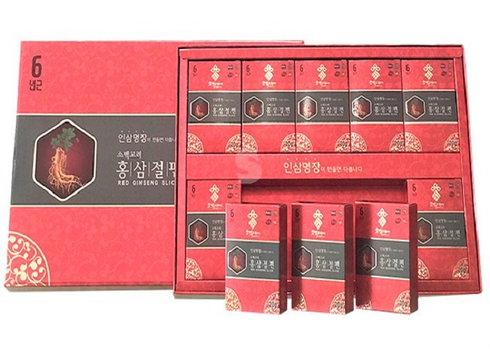 Sâm lát tẩm mật ong sobaek hàn quốc - hộp đẹp có túi 200g