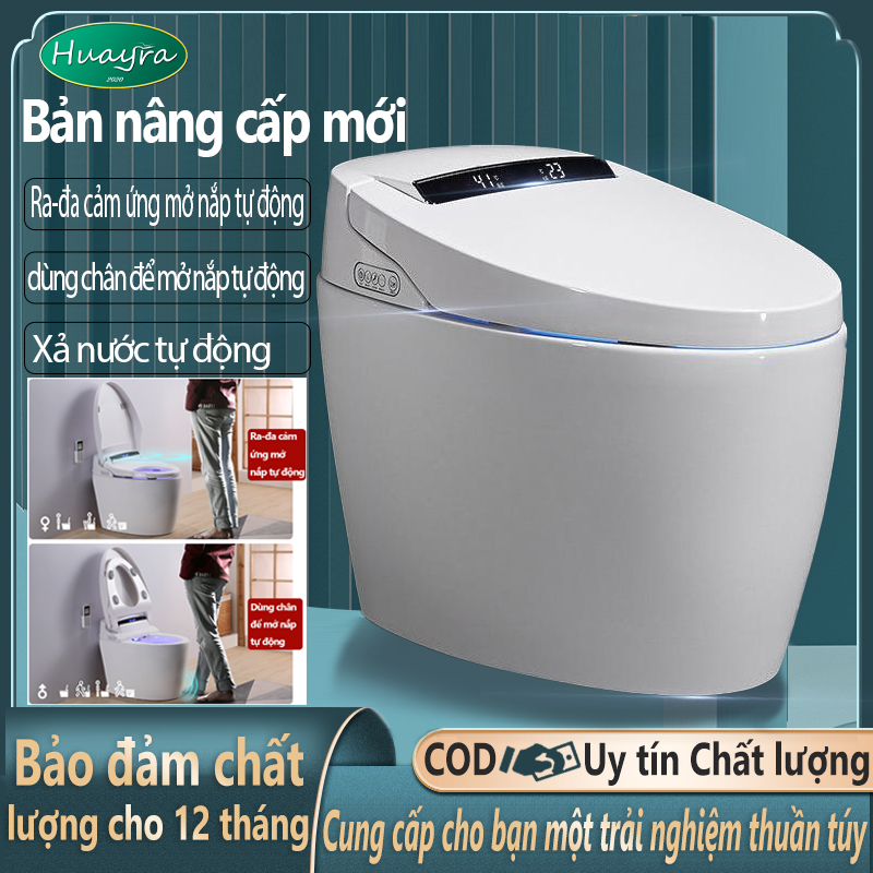 Bồn cầu thông minh toilet bồn cầu toa lét bệ xí bồn tiêu bồn cầu đa năng bồn cầu xịt nước tự động bồn cầu điện động bồn cầu cảm ứng đa chức năng tự động xả nước có vòi xịt rửa