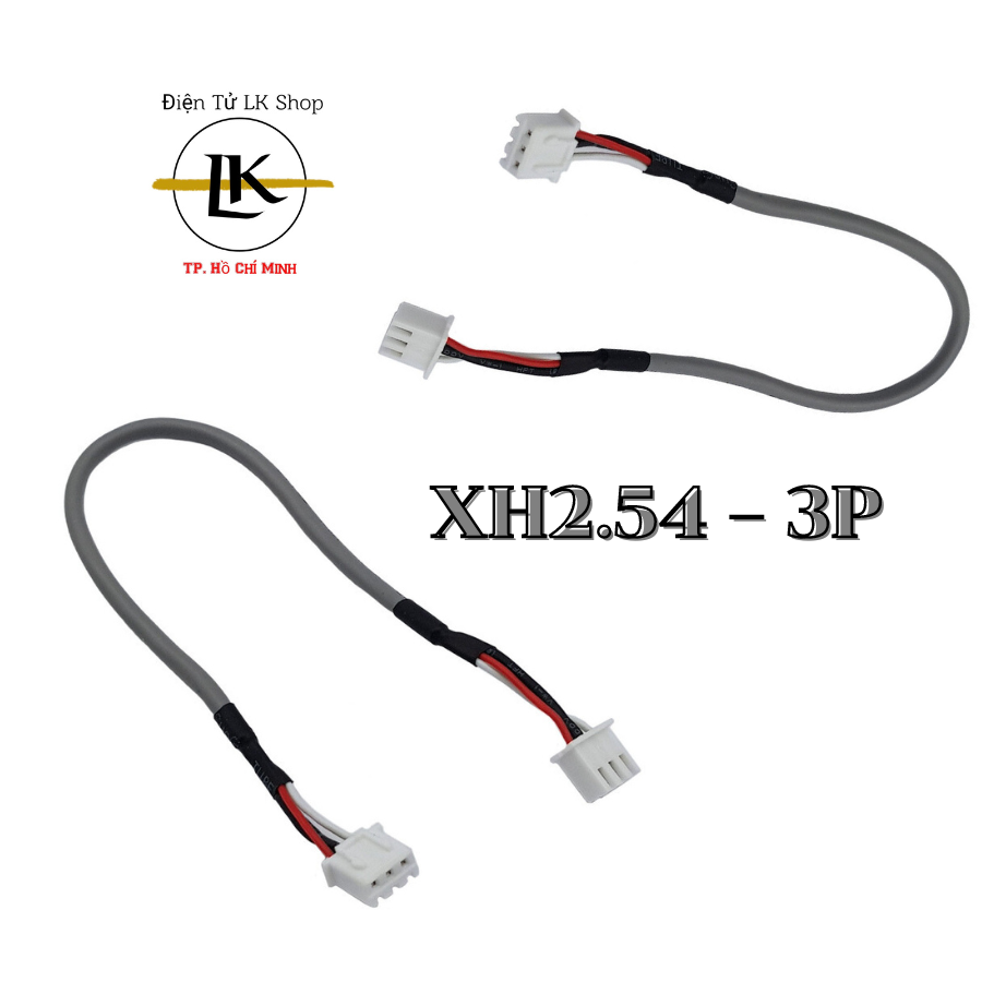 Dây bus cable nối dây tín hiệu chống nhiễu tín hiệu âm thanh xh2.54 3pin dài 10cm,20cm,30cm,40cm,50cm - điện tử lk shop
